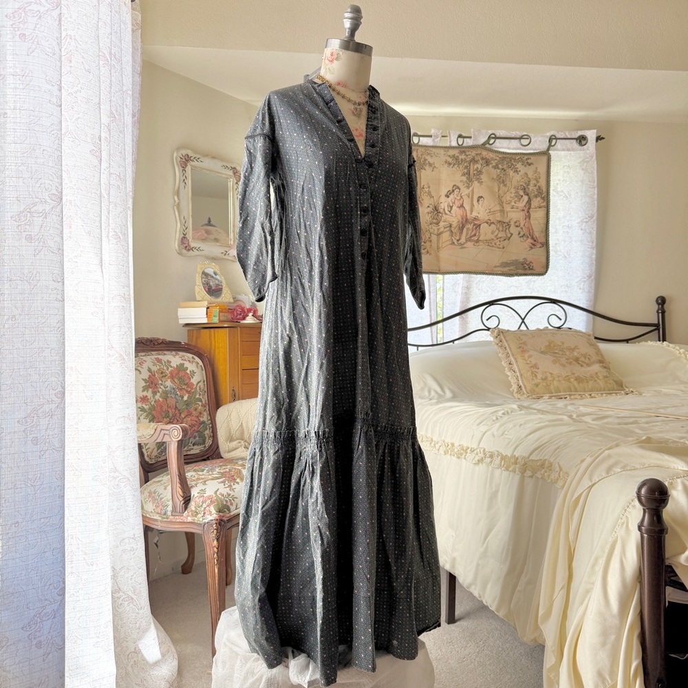 Floral 70s maxi dress - Picture 1 of 6